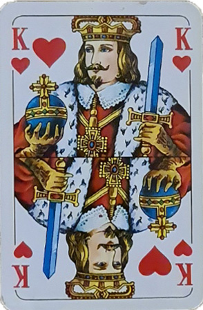 Skatkarte Herz König