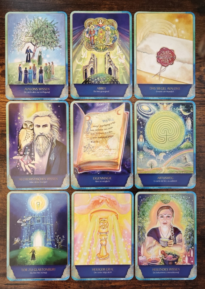 Avalon, Orakel, Karten